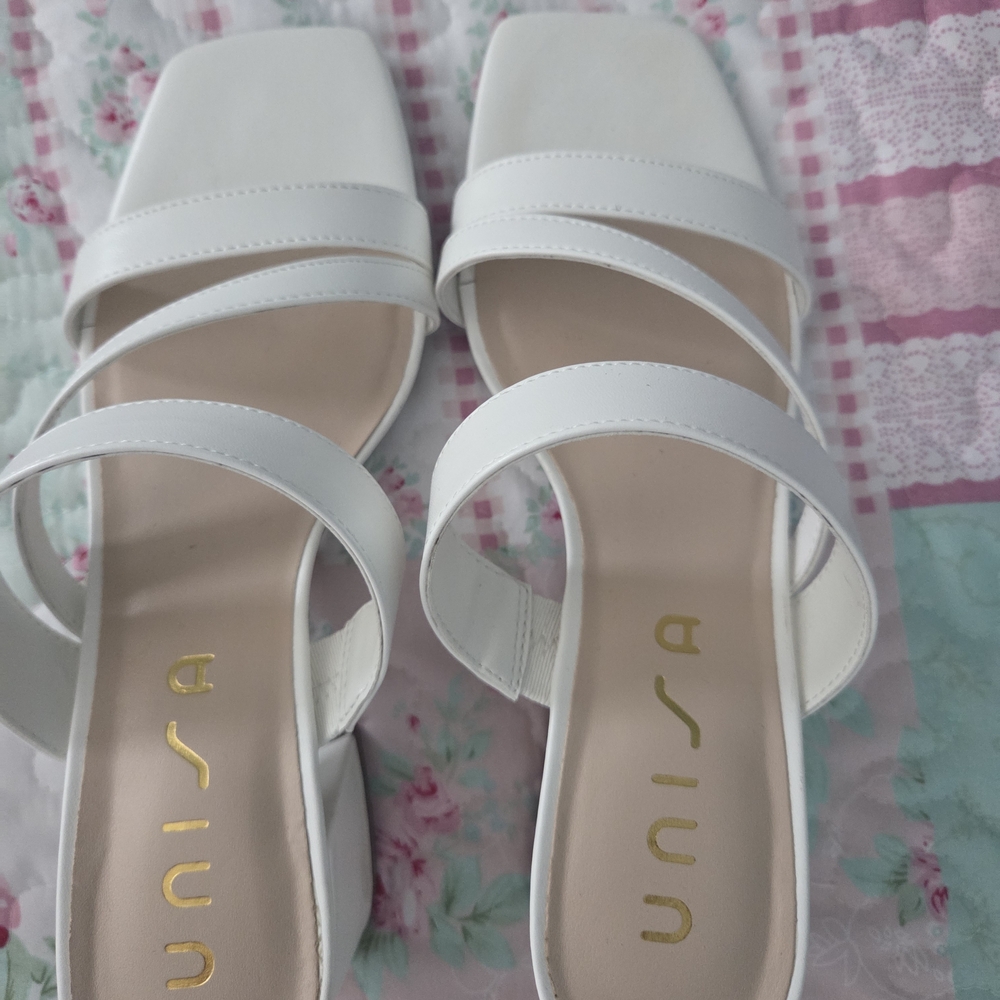 Unisa Women's White Strappy Sandals